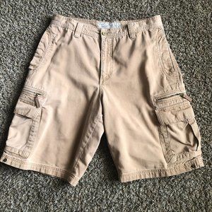 Lee Shorts Mens 32 Beige Tan Cargo Dungarees Outdoors Hiking Hiker Casual Pocket